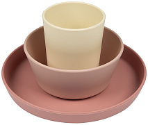 Набор детской посуды edda 3 предмета SNS-01002 Пудра