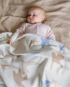 Плед детский Loomknits Экрю