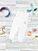 Ползунки Mjolk Белый на широком поясе