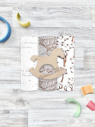 Пелёнки Mjolk трикотажные 3 шт 120х85 см Хлопок/Palm Tree/Hello mommy