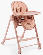 Стульчик для кормления Happy Baby Berny Lux beige red