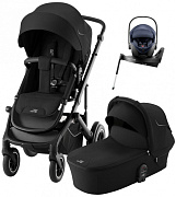 Коляска 4 в 1 Britax Roemer Smile 5Z и автокресло Baby-Safe PRO Style Night Blue + Vario Base 5Z Space Black