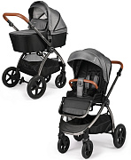 Детская коляска 2 в 1 Tomix Walker LUX GREY+DARK GREY