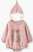 Джемпер-боди и шапка Happy baby 88573-0 ЧЗ pink, 62-68 62