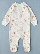 Комбинезон на молнии Little star Коалы и Единороги 0208 (ЧЗ-мз) крем 74
