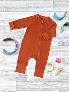 Комбинезон на манжетах Mjolk Sleep and Play Paprika с рукавом реглан 62