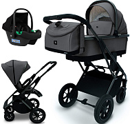 Коляска 3 в 1 Sweet Baby Ricci Air + автокресло Elegante Plus Steel Grey (Air)