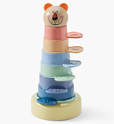 Развивающая игрушка пирамидка Happy Baby Zoo Pyramid лев и жираф