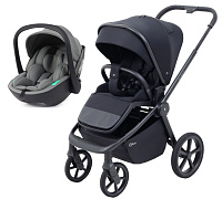 Детская прогулочная коляска Rant Flex Color с автокреслом Miro Olive Midnight Black