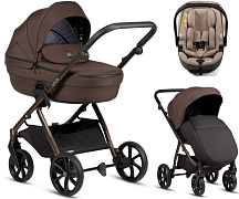 Детская коляска Tutis Uno 6 Plus Essential collection 3 в 1 с автокреслом Beno Beige 1602147 Tiramissu