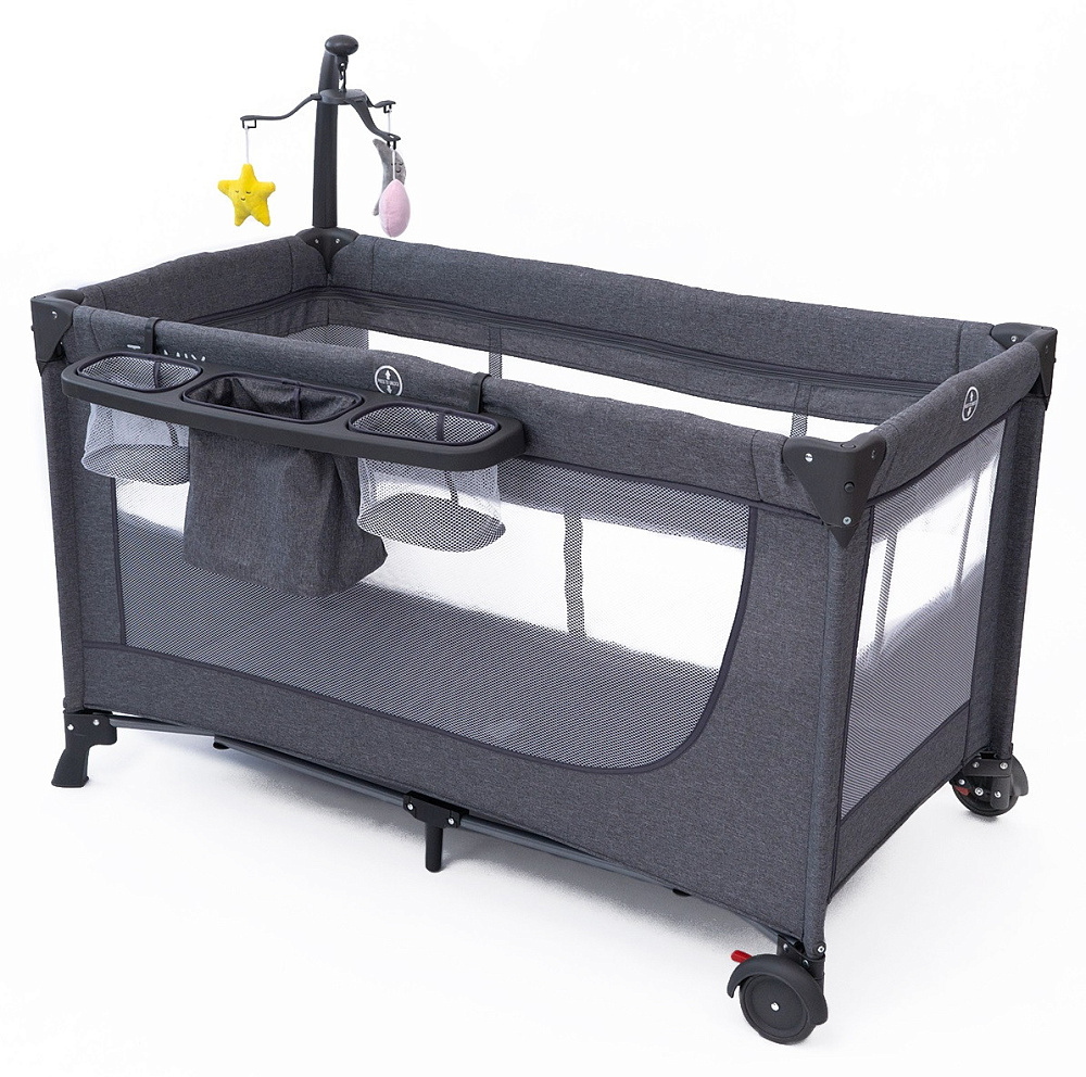Детский манеж Tomix Lullaby Lux Grey