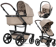 Детская коляска 3 в 1 Joolz Day 5 и автокресло Britax Roemer Baby-Safe Pro Style Teak без адаптеров Sandy Taupe