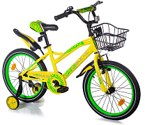 Детский велосипед Mobile Kid Slender 18 жёлтый/зелёный