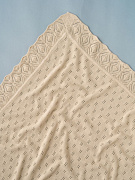 Детский плед Little Star для девочки 90х90 см экрю