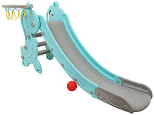 Горка Pituso Масик с баскетбольным кольцом Blue/Мятный