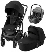 Коляска 3 в 1 Britax Roemer Smile 5Z и автокресло Baby-Safe PRO Style Mineral Grey Space Black