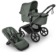Коляска Bugaboo Fox 5 Renew complete 2 в 1 Black/Forest Green–Forest Green