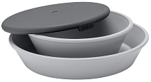 Набор тарелок Bibs с крышкой Dinner Set, 2 шт. 4320223 Cloud