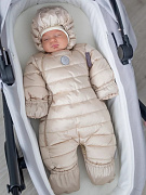 Комбинезон-трансформер НаследникЪ Выжанова с пинетками 02040 ЧЗ марципан 62