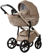 Детская коляска Adamex Chantal Pro Natura 3 в 1 CN-4-CAPPUCCINO (БЕЖ. КОЖА)