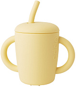 Силиконовый поильник с трубочкой edda STC STC-01004 Мимоза