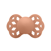 Пустышка силиконовая Bibs Infinity Anatomical, 0+ 421246 Peach