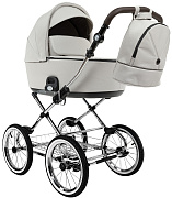 Детская коляска Roan Bass Next Classic d14 2.0 2 в 1 BSNC/94/2 Marzipan/Black/руч.Cappuccino