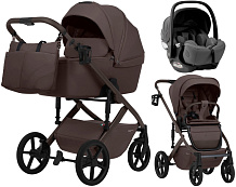Коляска 3 в 1 Sweet Baby SBL Dolce + автокресло Premier Grey Chocolate Brown