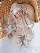 Комбинезон НаследникЪ Выжанова с капюшоном 44375 ЧЗ бежевый 62