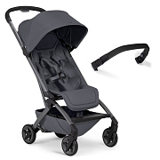 Детская прогулочная коляска Joolz Aer 2 с бампером Stone Grey/Black Carbon