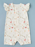 Песочник для девочки Little Star Цветочки на веточках (интерлок) 4742 (ЧЗ-мз) крем 62