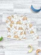 Распашонка Mjolk Круассаны 62