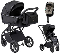 Коляска 4 в 1 Sweet Baby SBL Massimo + автокресло Premier Plus Begie Black
