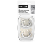 Набор физиологических пустышек Suavinex Wild, -2/2 мес, 2 шт 309093 BG