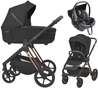 Детская коляска 3 в 1 Espiro Miloo 2.0 и автокресло Pi Graphite 310 diamond black