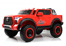 Детский электромобиль RiverToys Toyota Tundra G444GG красный
