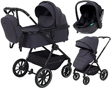 Детская коляска Rant Moss 3 в 1 с автокреслом Miro Black Graphite