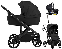 Коляска 4 в 1 Sweet Baby SBL Dolce + автокресло Elegante Plus с базой i-Size ISOFIX DK780 Black