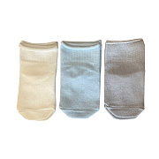 Комплект детских носков Olant Baby голубой\серый\крем голубой\серый\крем 62-68 2