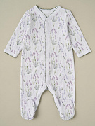 Комбинезон на кнопках Little Star Лаванда 30032 (ЧЗ-мз) белый 74