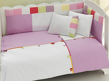 Детский комплект постельного белья Kidboo Loony 3 предмета Pink