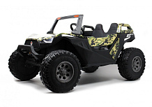Детский электромобиль RiverToys A707AA LUX 4WD зеленый камуфляж