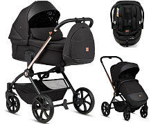 Детская коляска Tutis Gio Plus 3 в 1 с автокреслом Beno Black 1552135 Nero