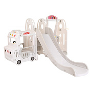 Горка-Комплекс Pituso Cute Truck (горка,качели,баскет.кольцо) UN-BS01-white