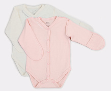Боди Rant Hugs and Kisses с длинным рукавом 2 шт. 6772 Soft pink 62