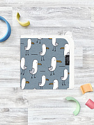 Двусторонний плед Mjolk Чайки 120х85 см