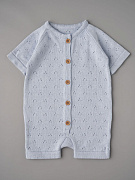 Песочник вязаный Little Star 0083 (ЧЗ-мз) голубой 68