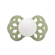 Пустышка силиконовая ночная Bibs Infinity Glow Anatomical, 0+ 421270 Sage