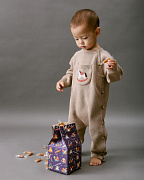 Комбинезон детский Loomknits LW5428 кофейный 56