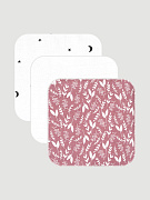 Муслиновые салфетки Mjolk 3 шт 23х23 см Botanica / Белый / Ночное небо